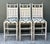 Mid-Century Modern Vintage Slat Bar Stools - Set of 3 For Sale - Image 3 of 12