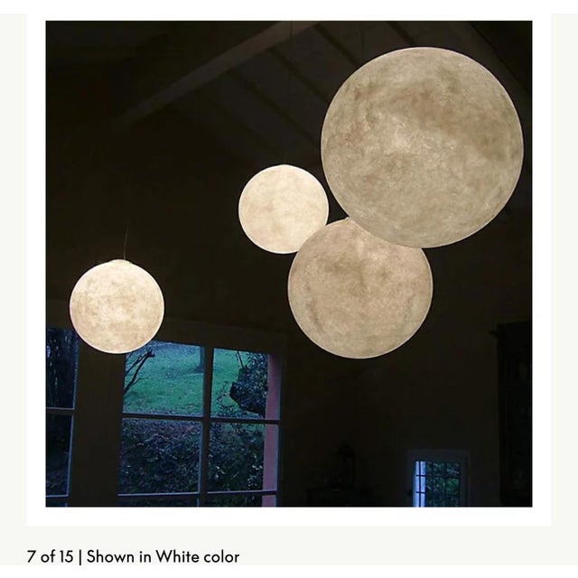 Brand New in-Es Art Design Luna Pendant Light – 47” (Box Damaged) For Sale - Image 4 of 4