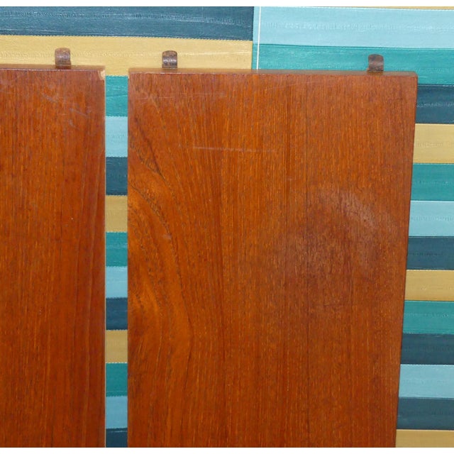 Vintage String Shelf in Walnut, 1960s For Sale - Image 10 of 13