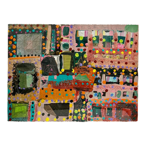 Lynne Golob Gelfman, Abstract Expressionist 1980s Painting Miami Woman Modernist Lynne Golob Gelfman, c.1983