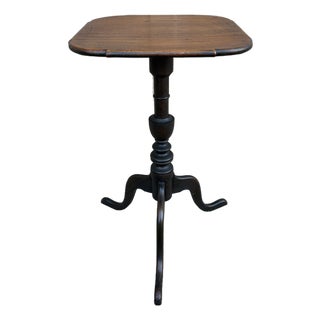 Antique American Colonial Mahogany Side Table, Early 20th Century For Sale