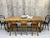 Waxed Oak Farmhouse Refectory Dining Table, 1950s For Sale - Image 9 of 11