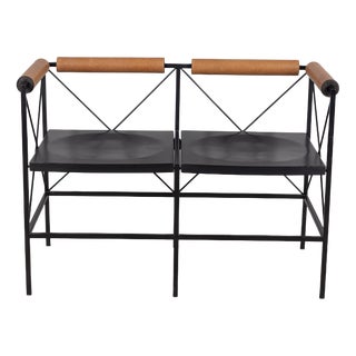 Vintage Lariana Bench by Marco Seveso and Gigi Trezzi for Felicerossi, 1980s For Sale