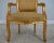 Pair Gold Finish French Open Armchairs For Sale In Philadelphia - Image 6 of 12