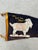 Vintage 1950s United States Naval Academy pennant featuring the beloved Navy goat mascot and the spirited slogan “Go Get...