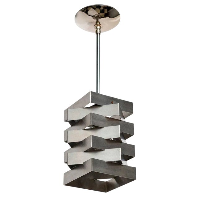 Midcentury Geometric Pendant by Niels Esmann and Hans C. Jensen For Sale