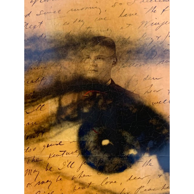 Ben Freeman Mixed Media Collage of Antique Photographs and Letters For Sale In Boston - Image 6 of 13