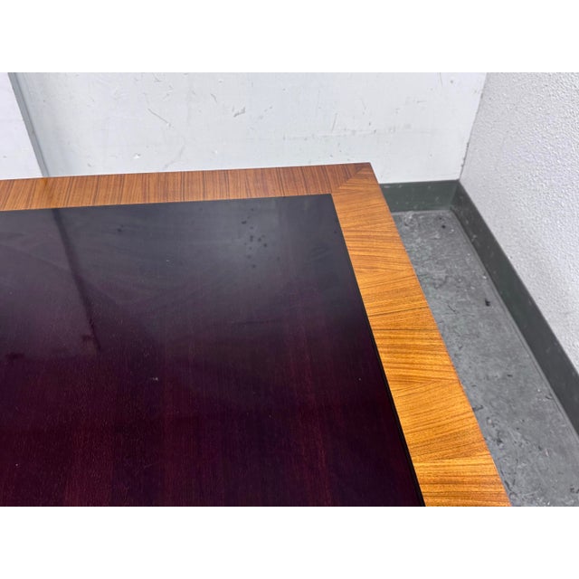 John Widdicomb Larry Laslo for John Widdicomb Moderne Extension Dining Table For Sale - Image 4 of 12