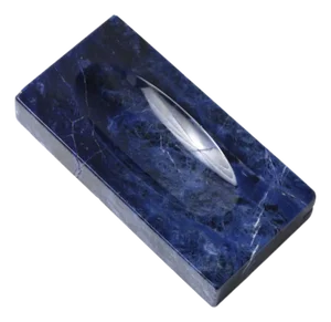 Vintage Blue Stone Jewellery Dish or Bowl, 1970s