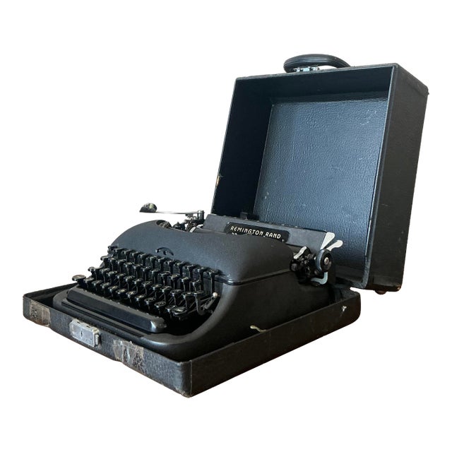 Vintage Boho Remington Rand Typewriter For Sale