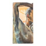 Anne Noble Partridge - Life Study of Male Torso - Acrylic on Board - Signed - 1994 For Sale