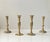 Vintage Danish Classical Candleholders in Brass, 1970s, Set of 4 For Sale - Image 9 of 9
