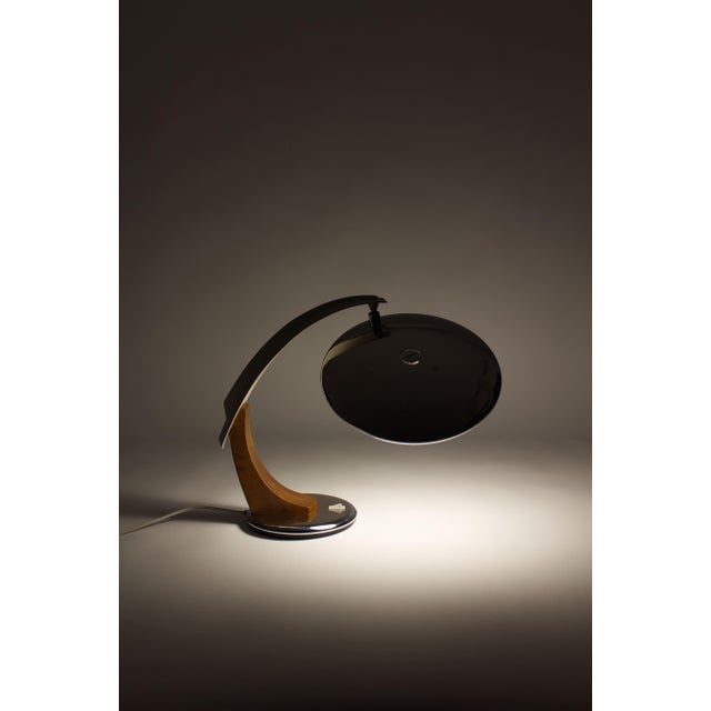 Tiburon Shark Desk Lamp by Luis Perez De La Oliva, Grin, Spain, 1960s For Sale - Image 10 of 13