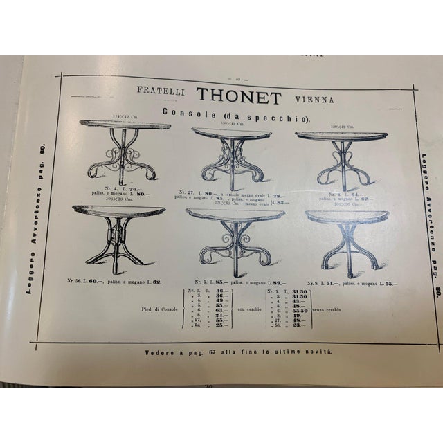 Console Table with White Statuary Marble Top by Michael Thonet for Thonet For Sale - Image 9 of 10