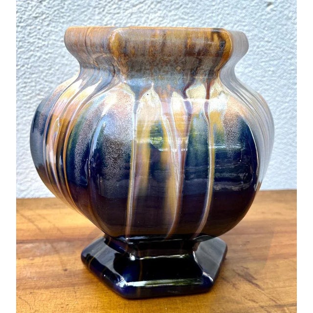 Art Nouveau Handmade and Hand Glazed Planter Jardinière, 1930 For Sale - Image 4 of 9