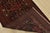 Baloch Runner 3’5” X 8′ Black Wool Vintage Tribal Hand-Knotted Oriental Rug For Sale - Image 12 of 13