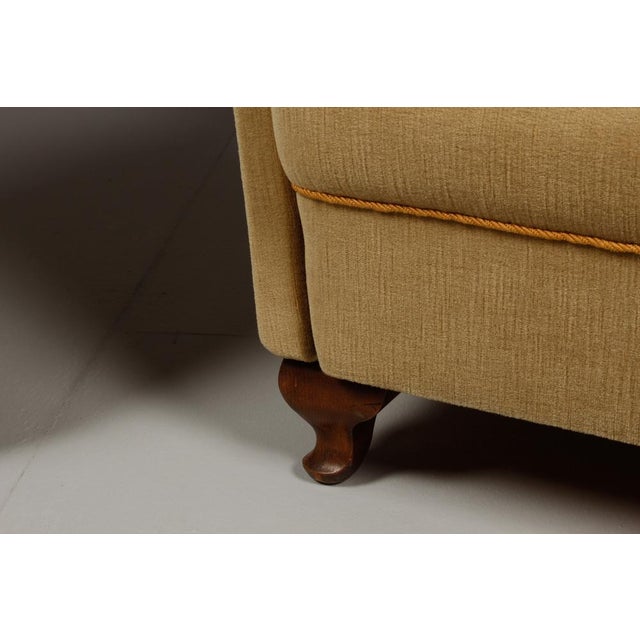 Set of Art Deco Velvet Armchairs, Germany, 1940s For Sale - Image 4 of 15