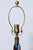 Mid 20th Century Fulvio Bianconi Style Murano Blue Art Glass Table Lamp For Sale - Image 11 of 12