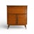 This 1960s Mid Century Modern Bassett Mayan highboy dresser is a distinctive example of American MCM design that balances...