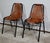 Mid-Century Modern Set of Metal and Leather Chairs, 1960 For Sale - Image 3 of 18