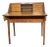 Tiger Maple Bench Made Drop Front Secretary Desk on Frame Late 20th Century For Sale