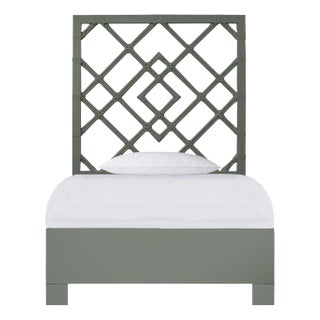 Darien Platform Bed Twin, Evergreen For Sale