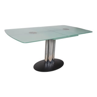 Titan III Extendable Dining Table in Glass from Draenert For Sale