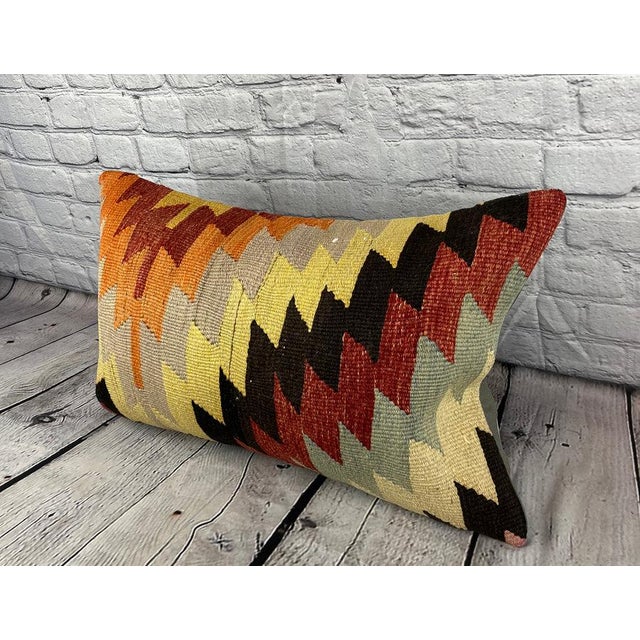 Vintage Pillow Case Turkish Kilim Pillow Decorative Kilim Pillow Dry cleaning only. PILLOW INSERT IS NOT INCLUDED