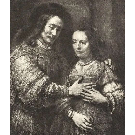 Contemporary VAN RIJN REMBRANDT La Fiancee Juive (Detail), 1953 For Sale - Image 3 of 4