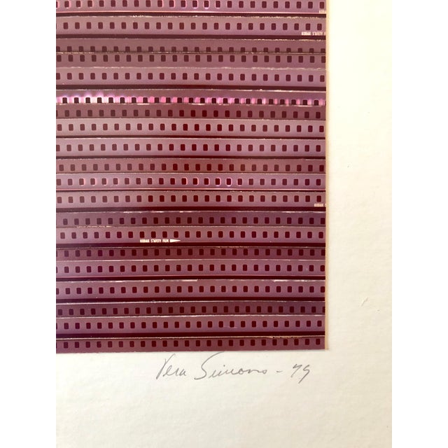 Abstract Vera Simons, Film Strips Photo Mosaic Collage Photograph, Female Aviator Feminist Art, 1979 For Sale - Image 3 of 6