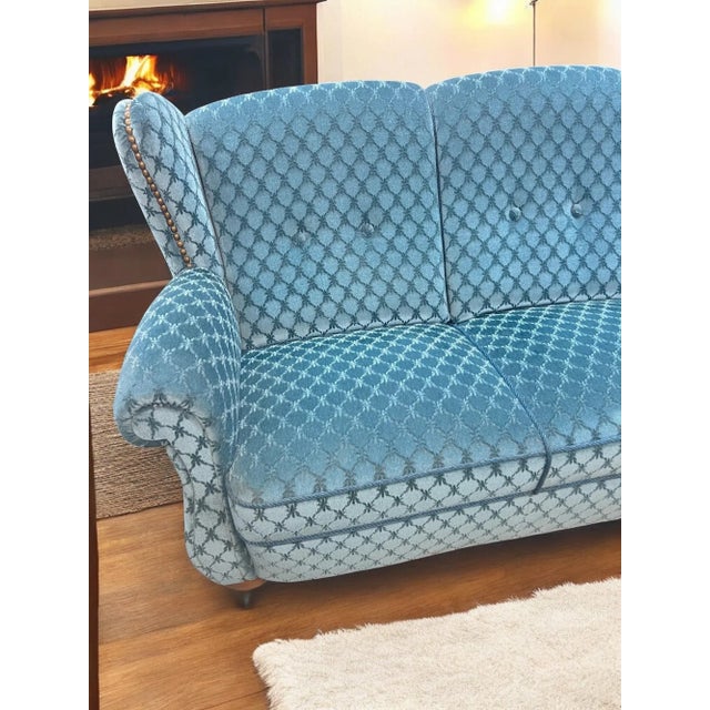 Wingback Sofa from Schlingmann Wertmöbel, 1960s For Sale - Image 4 of 11