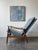 1950's Attributed to Milo Baughman for James Inc. Leather Recliner and Ottoman For Sale - Image 13 of 13