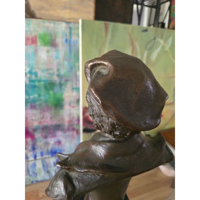 Antique Bronze Sculpture Classical R Wagner For Sale - Image 12 of 13