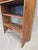 Vintage Rustic Primitive Handmade Pine Bookcase With Metal Backing For Sale - Image 10 of 15