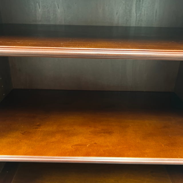 The Bombay Company Media Cabinet + Glass Doors For Sale In San Francisco - Image 6 of 12