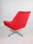 Red Swivel Chair attributed to Veb Metallwaren Naumburg, 1980s For Sale - Image 9 of 10
