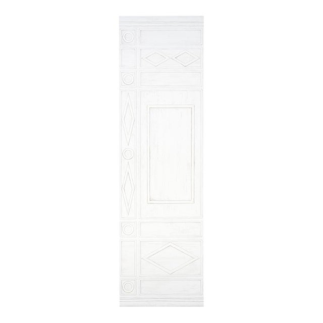 Schumacher X Mary McDonald Swedish Manor Panel A in White For Sale