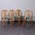 Vintage Wooden and Fabric Chairs, 1970s, Set of 4 For Sale - Image 16 of 17