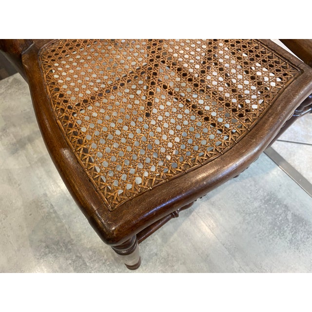 Antique Cane and Wood Chairs, 1890s, Set of 2 For Sale - Image 9 of 18