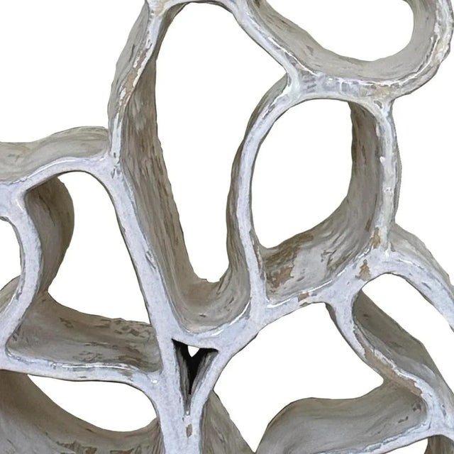 Sculptural Chair by Alexandra Madirazza Dimensions: W 50 x D 18 x H 43 cm (These are approximate measurements) Materials:...