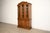 Drexel Drexel French Regency Louis XVI Carved Burled Walnut Lighted Breakfront Bookcase Cabinet, Circa 1960s For Sale - Image 4 of 18