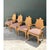 Vintage Carved Wood Leaf Back Chairs in McLaurin and Piercy “Batak” - Set of 4 For Sale - Image 4 of 12