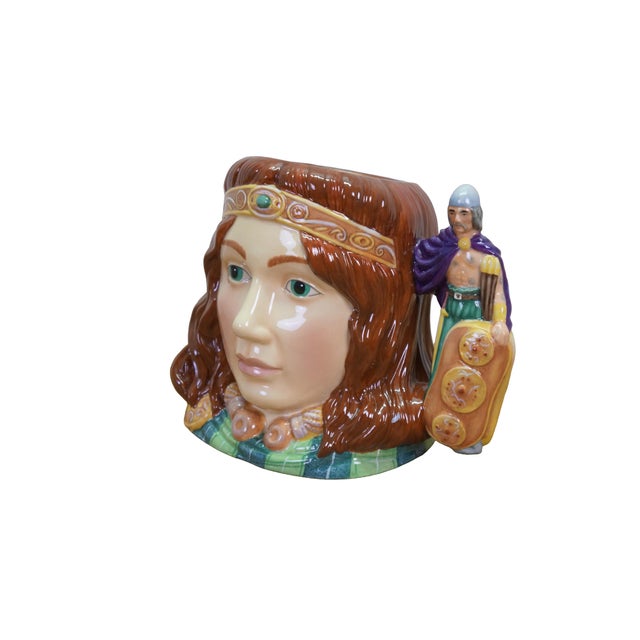 Realism Royal Doulton Boudicca Celtic Queen Military Leader Toby Character Jug For Sale - Image 3 of 13