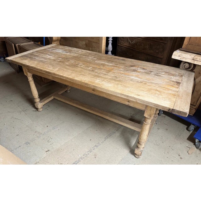 Oak Farmhouse Dining Table, 1920s For Sale - Image 17 of 17