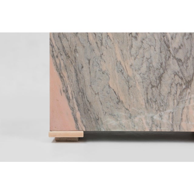 Stone Large Planter in Pink Marble, Belgium, 1980s For Sale - Image 7 of 17