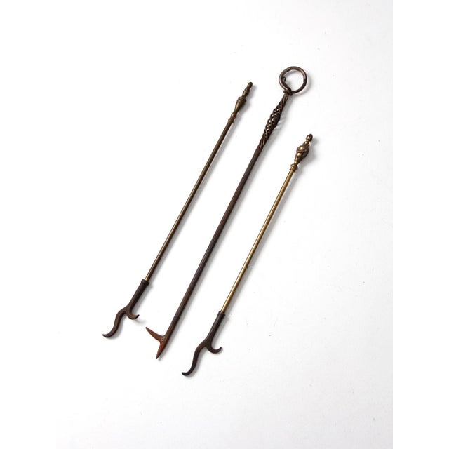 Antique Brass Fireplace Poker Chairish