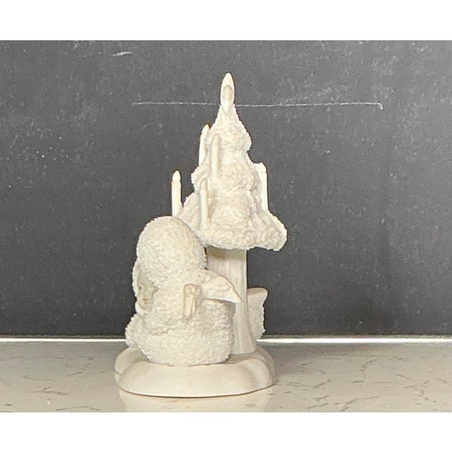 Traditional Vintage Department 56 Snowbabies, “Thank You” Retired 2001 For Sale - Image 3 of 7