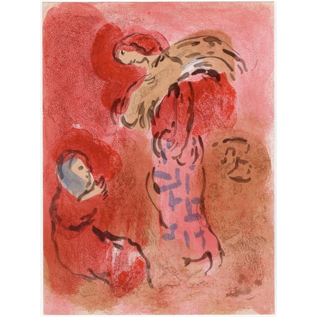 Marc Chagall, Ruth glaneuse (Ruth Gleaning), 1960, Original Lithograph For Sale - Image 8 of 8