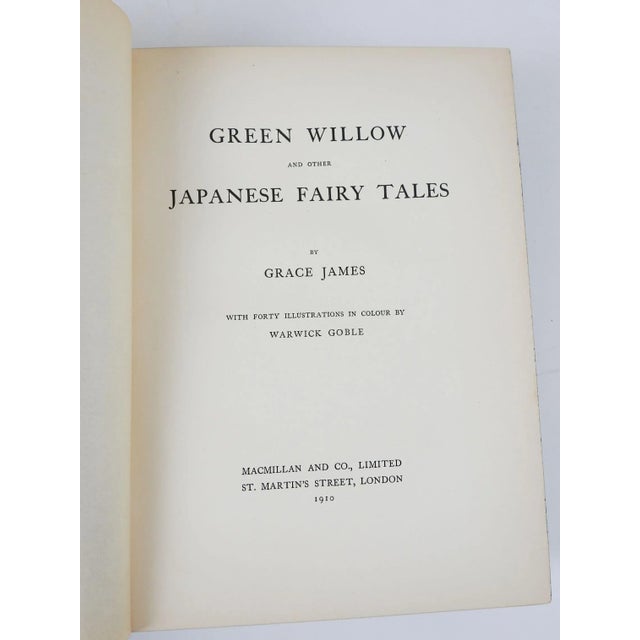 Antique 1910 Green Willow and Other Japanese Fairy Tales Book For Sale In Seattle - Image 6 of 12