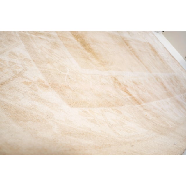 Vintage Turkish Oushak Rug With Pastel Color 5'4'' X 8'4'' For Sale In Philadelphia - Image 6 of 11